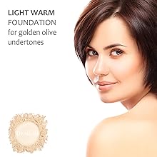 fair skin light medium warm mineral makeup foundation powder loose natural organic make up 