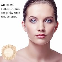fair skin light medium warm mineral makeup foundation powder loose natural organic make up 