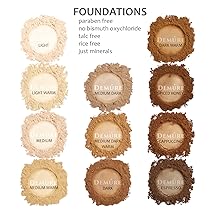 mineral make up foundation makeup powder face loose natural setting full coverage antiaging minerals