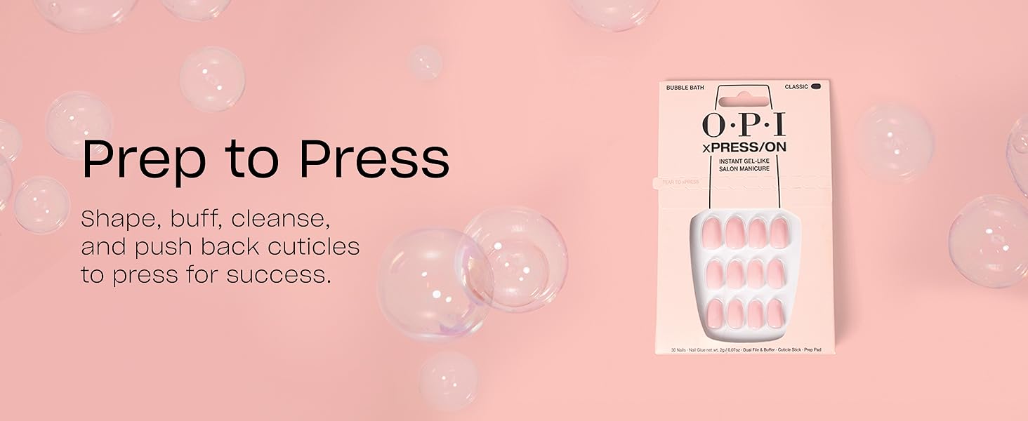 OPI xPress/ON Press On Nails Prep