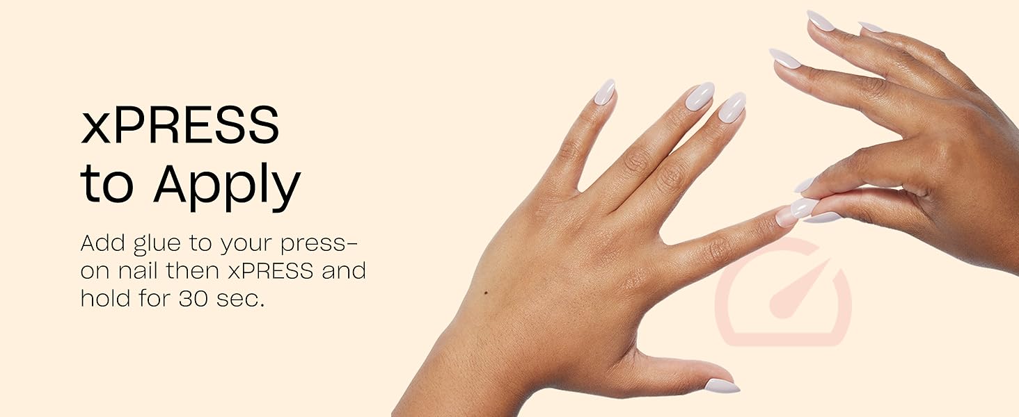 OPI xPress/ON Press On Nails Application