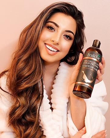 castor oil for thick long hair to grow