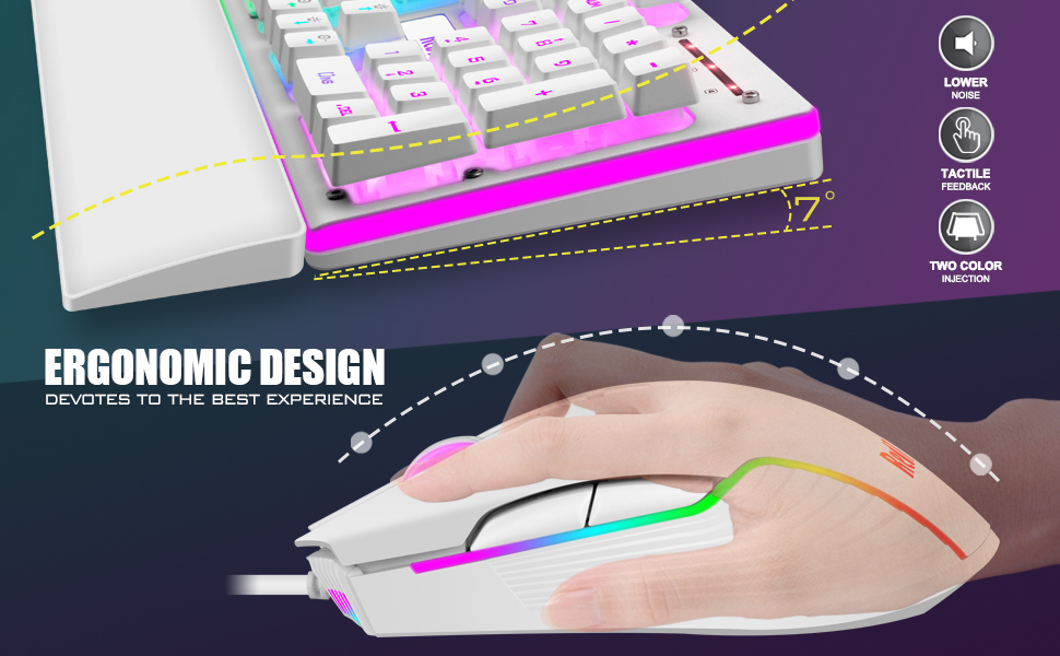 ergonomic design keyboard