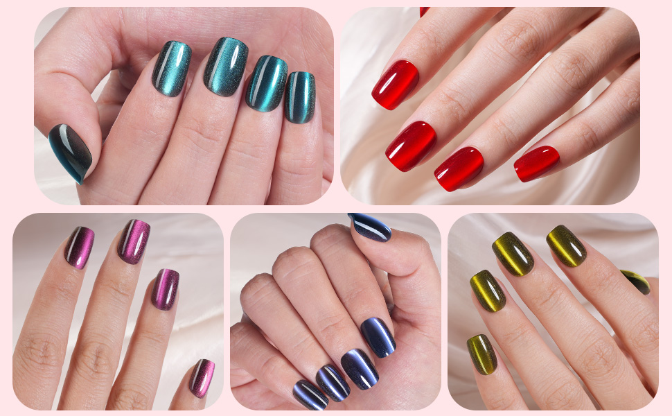 cat eye press on nails