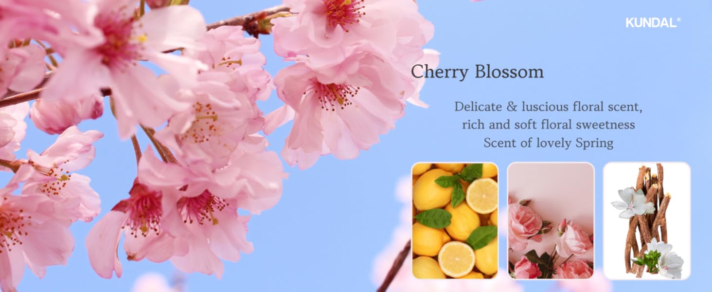 Cherry B;ossom, SHampoo and Conditioner, Kundal, Fragrance