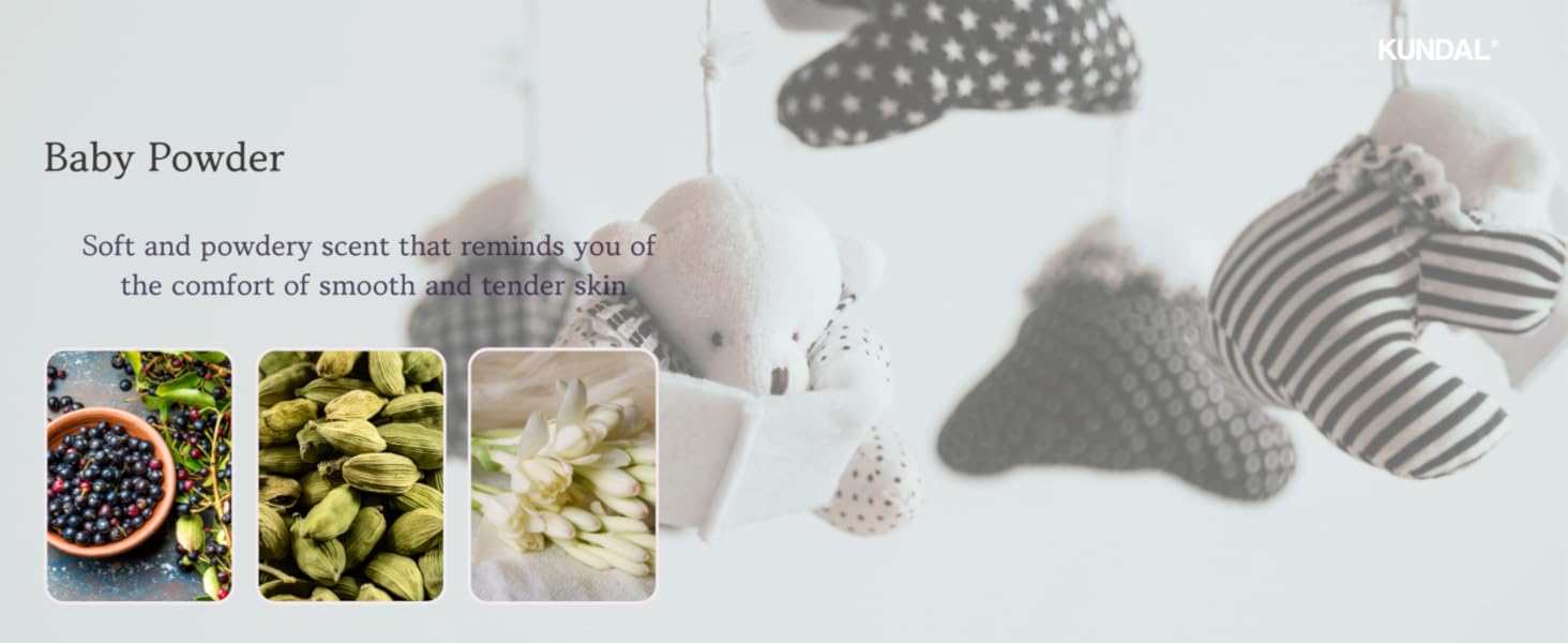 Baby Powder, SHampoo and Conditioner, Kundal, Fragrance