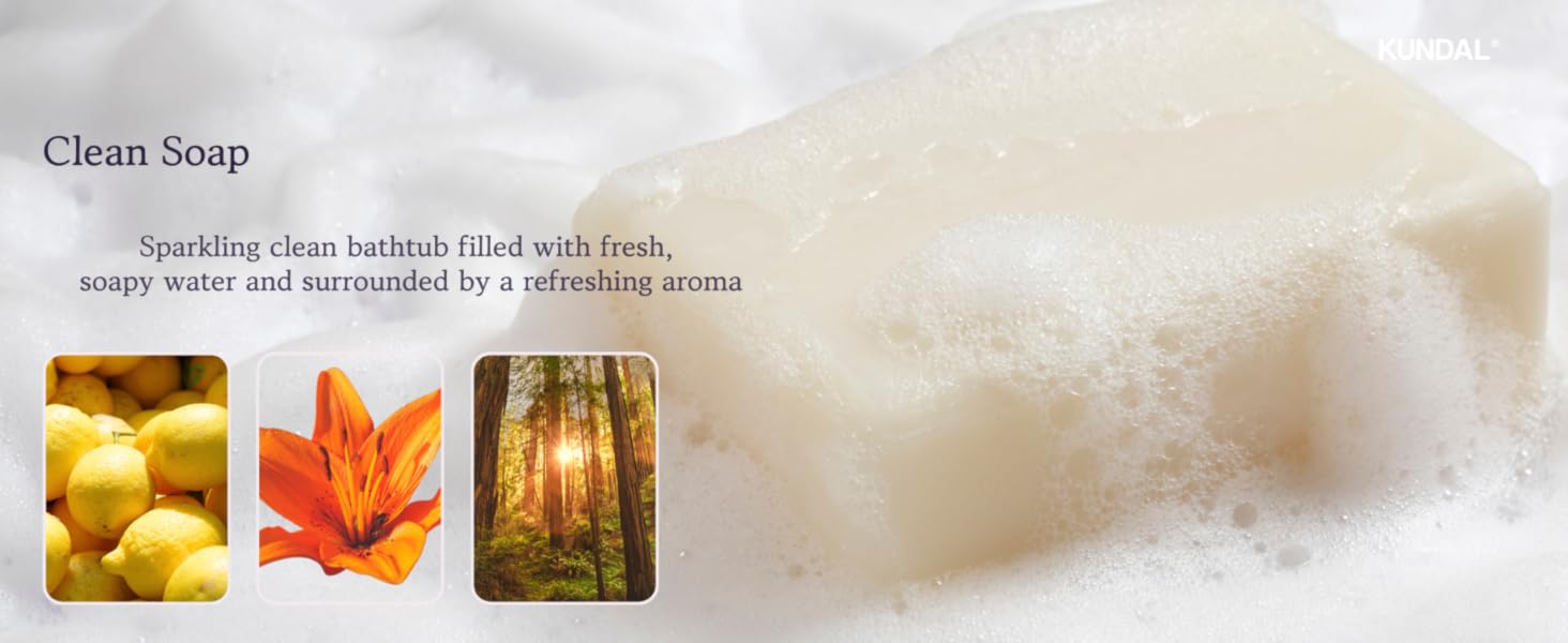 Clean Soap, SHampoo and Conditioner, Kundal, Fragrance