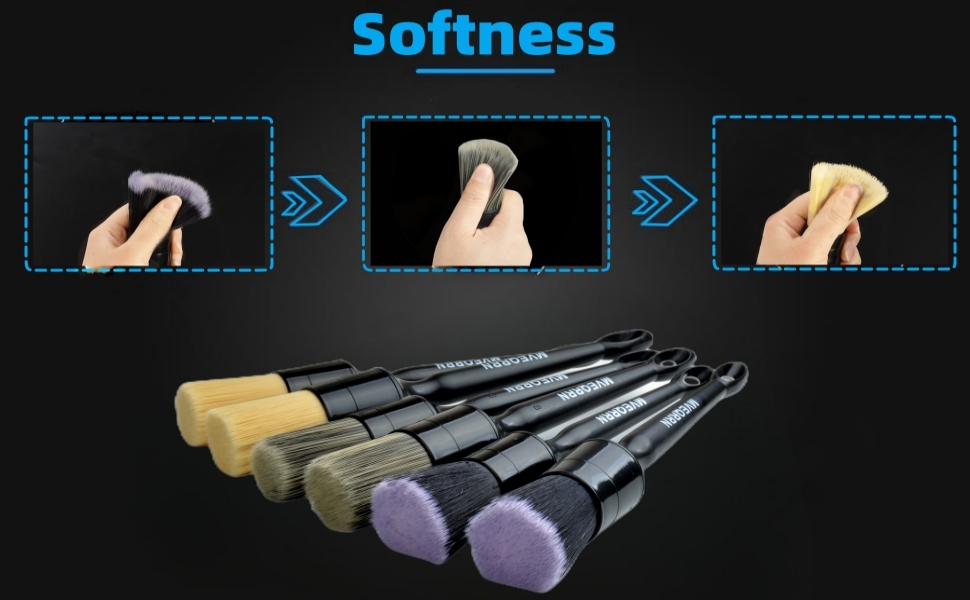 car detailing brushes