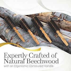 attractive and protective beechwood brush