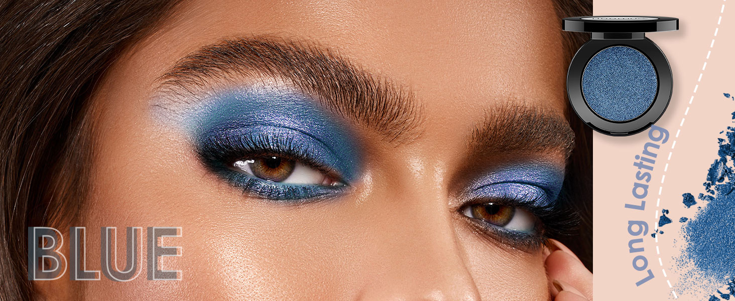 blue eyeshadow
