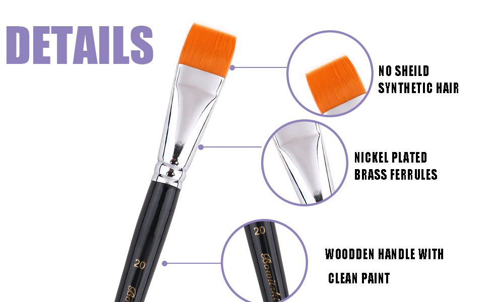 Face paint brush bowitzki