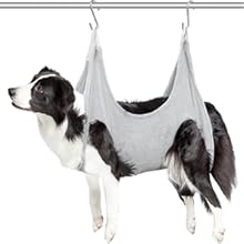Dog grooming hammock sizing large