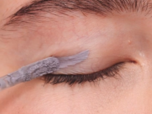 Swipe the wand along your lid to apply a small amount.