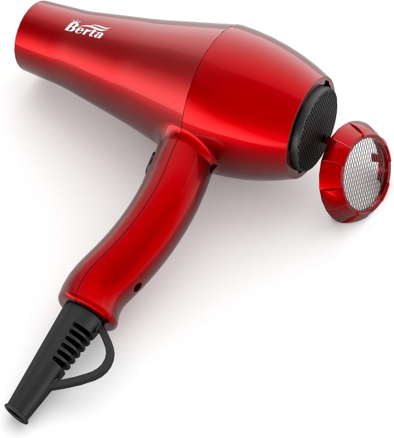 1875W Powerful Negative Ions Hair Dryer Ceramic Professional Far Infrared Blow Dryer 2 Speeds 3 Heating Settings with Diffuser Concentrator & Comb - Image 5