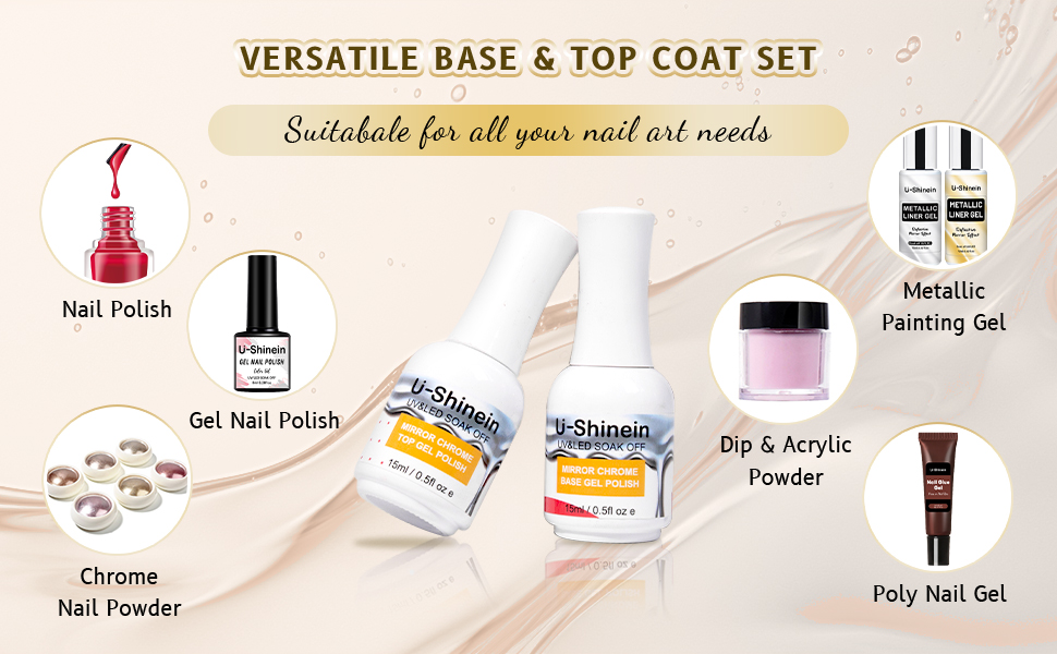 Versatile Base & Top Coat Set