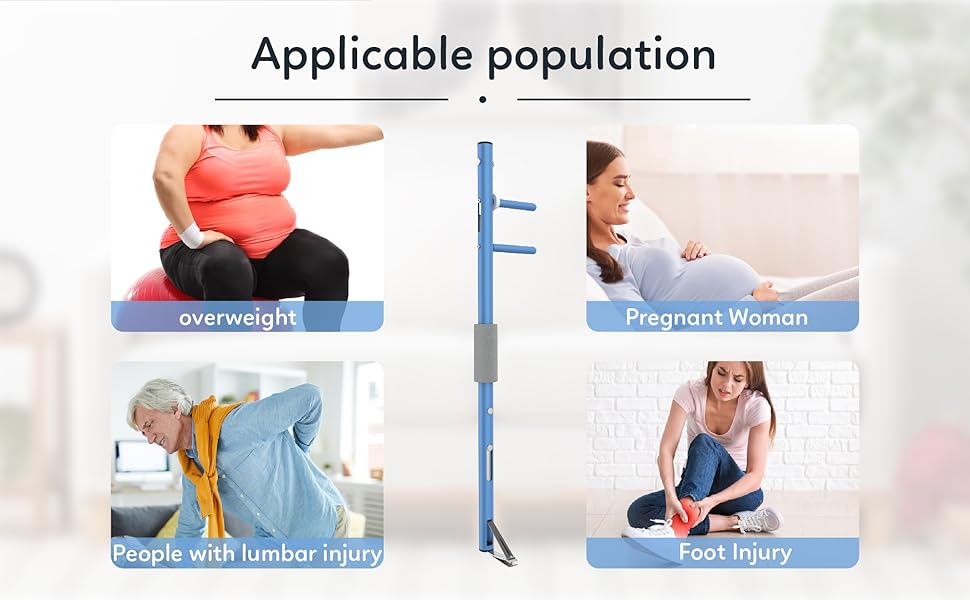Suitable for overweight individuals, pregnant women, those with lower back pain and foot injuries