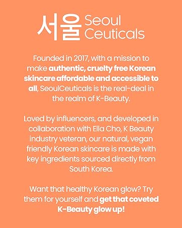 About Us info for Seoul Ceuticals Korean skin care products