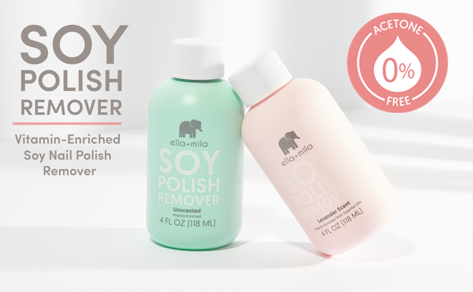 ella+mila Soy Nail Polish Remover