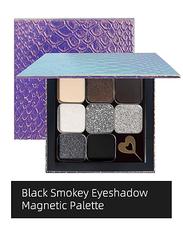 Black Smokey Eyeshadow Magnetic Palette