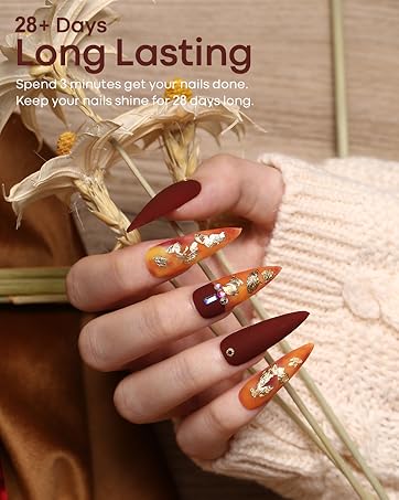 long lasting gel nail polish set