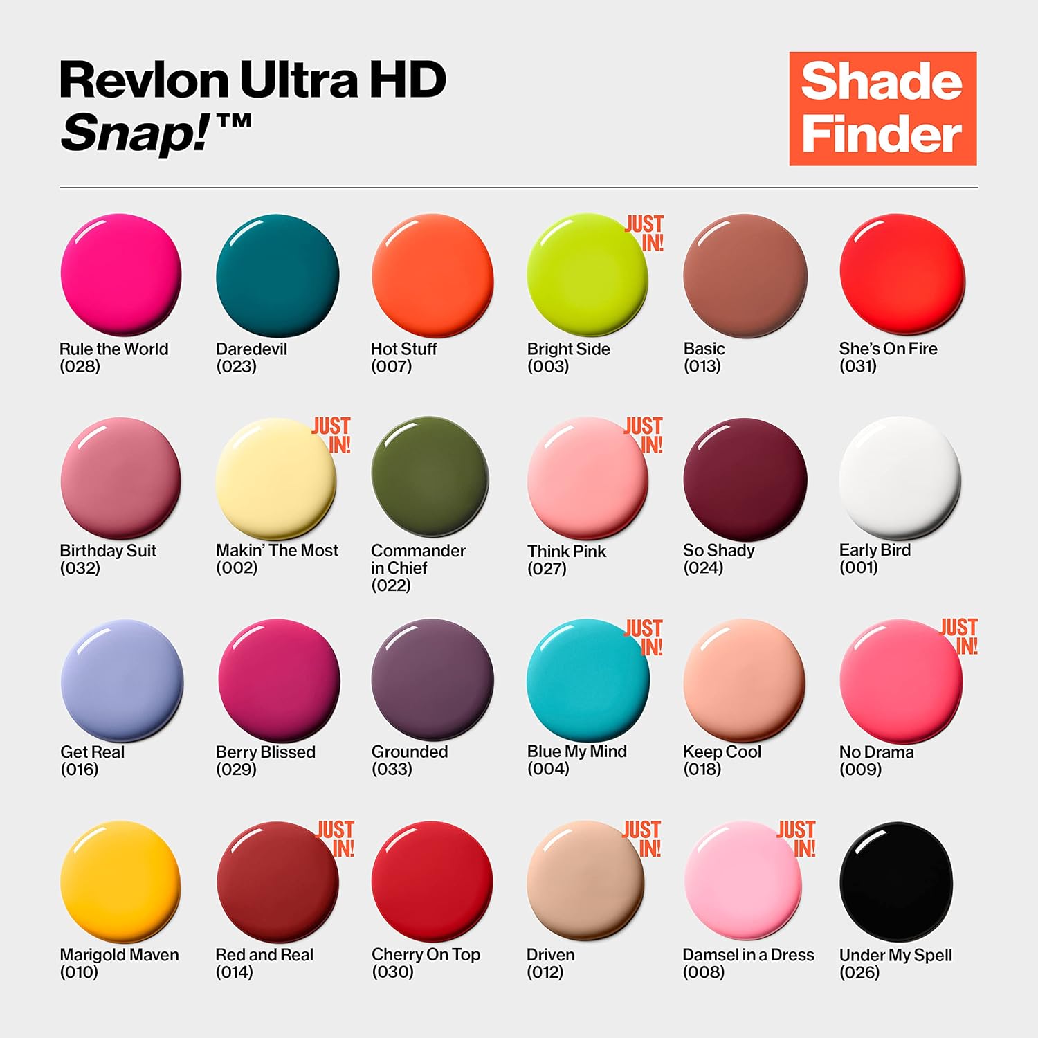 REVLON Ultra HD Snap Nail Color, Natural Rich Glossy Polish, 100% Vegan Formula, No Base or Top Coat Needed, 008 Damsel in a Dress, 0.27 fl oz - Image 7