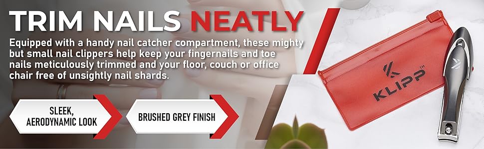 Trim nails neatly