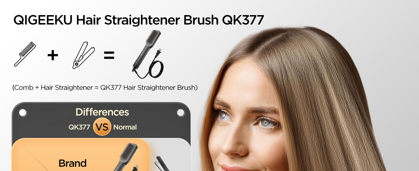 Hair Straightener Brush