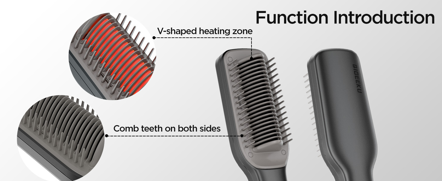 Hair Straightener Brush