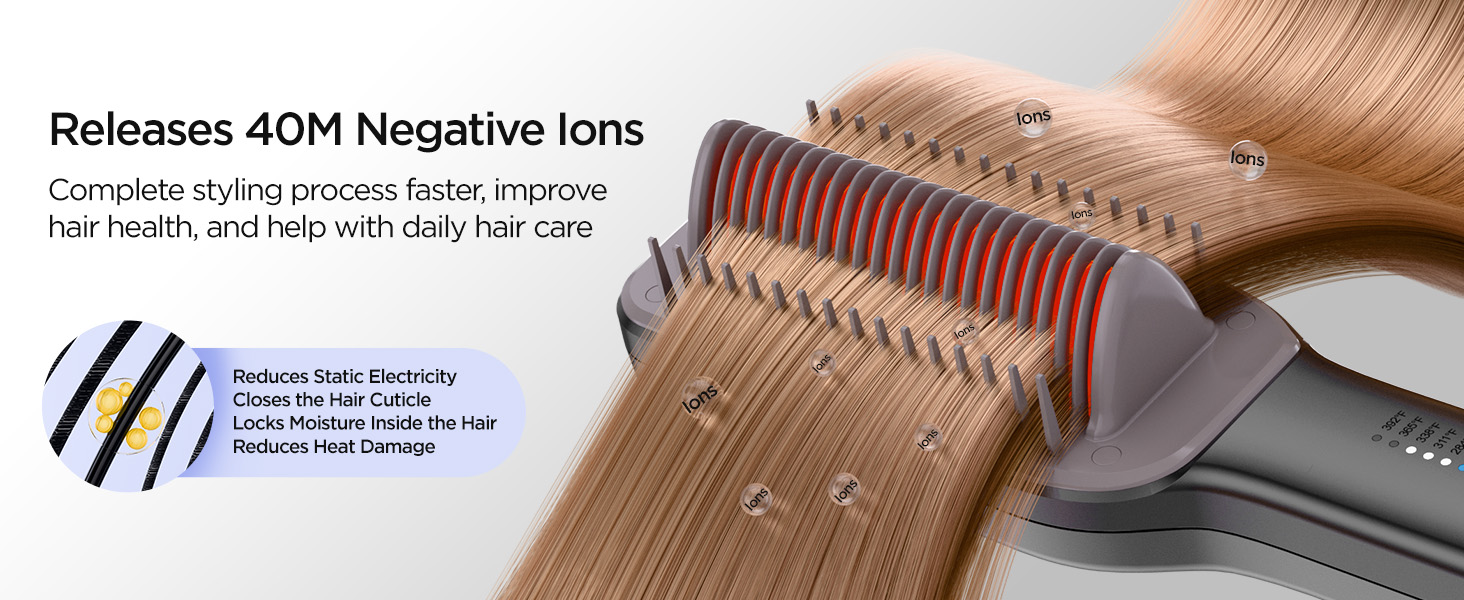 Hair Straightener Brush