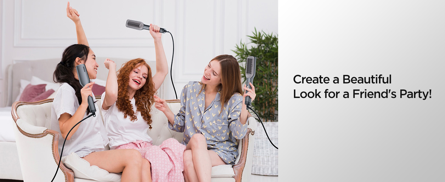 Hair Straightener Brush