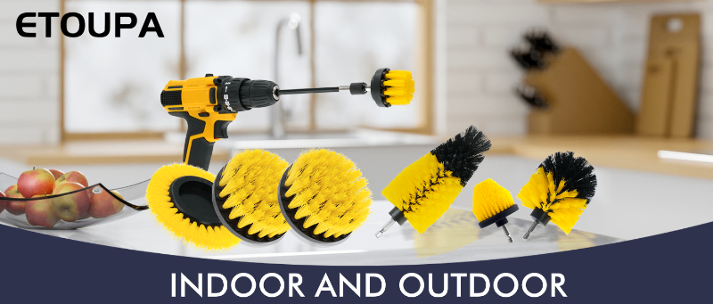 Drill Brush Attachments Set