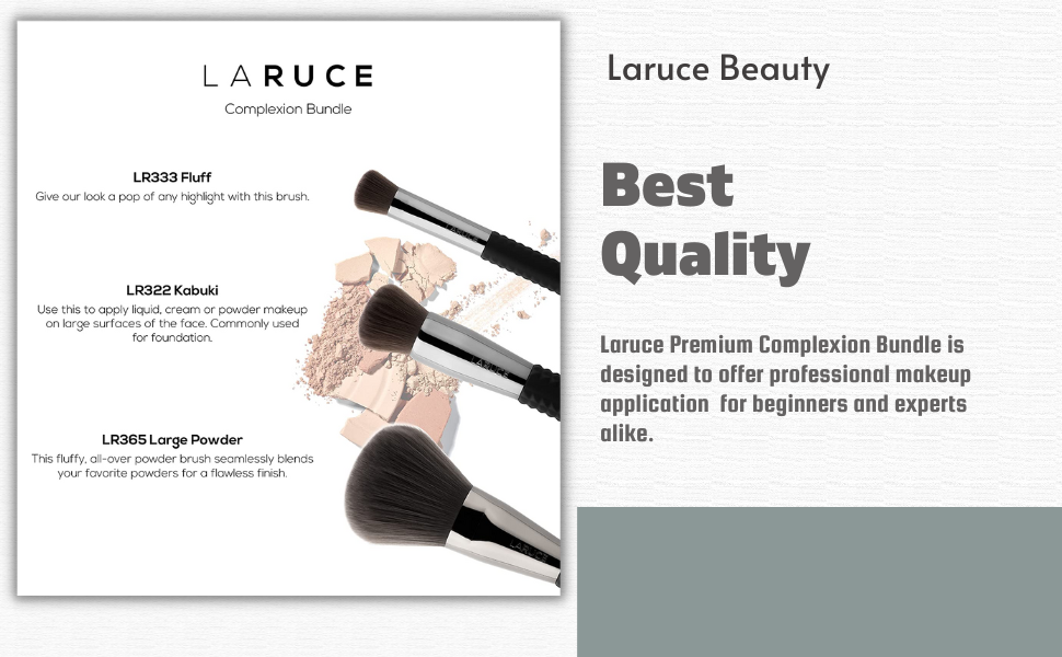 Laruce Complexion Brush Bundle