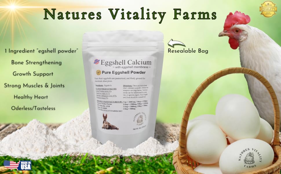 eggshell powder for dogs and cats