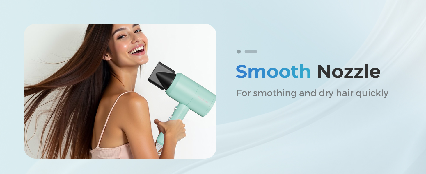 Powerful 1800W Blow Dryer for Fast Drying