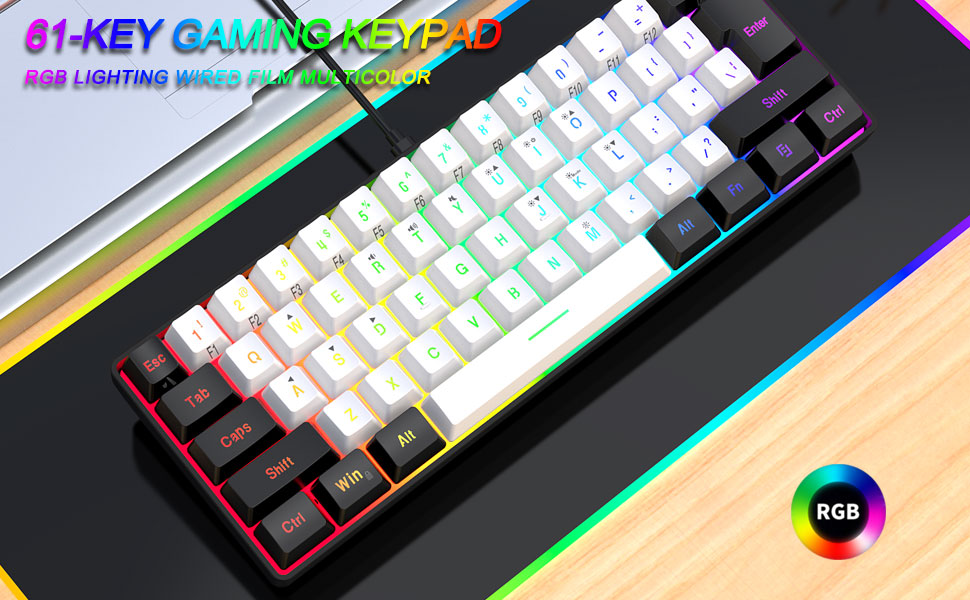 60% percent keyboard type c