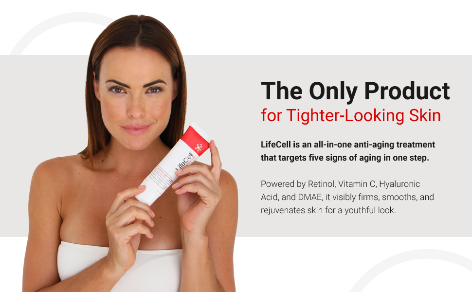 LifeCell All In One Anti Aging Cream Application