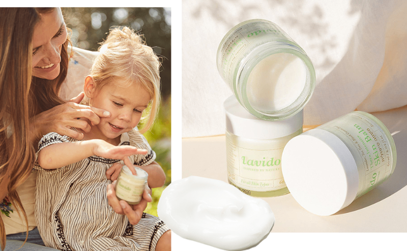 Lavido Thera Intensive Skin Balm for sensitive skin relief.