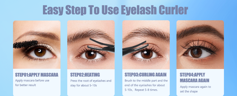 eyelash curlers heated