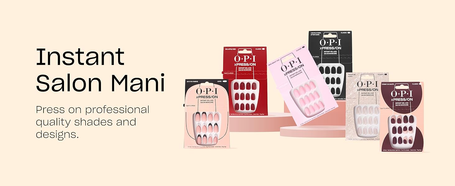 OPI xPress/ON Press On Nails Instant Manicure