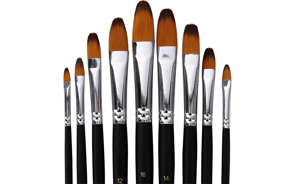 Filbert Paint Brushes