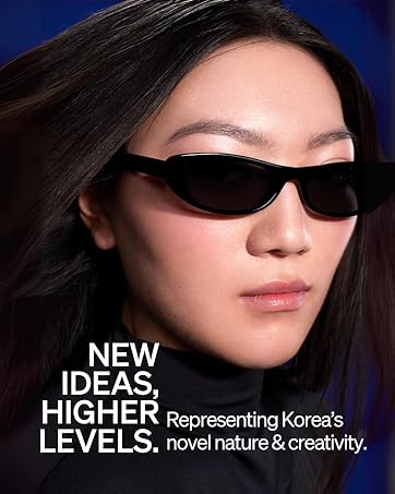 new ideas, higher levels. representing korea's novelty and creativity.