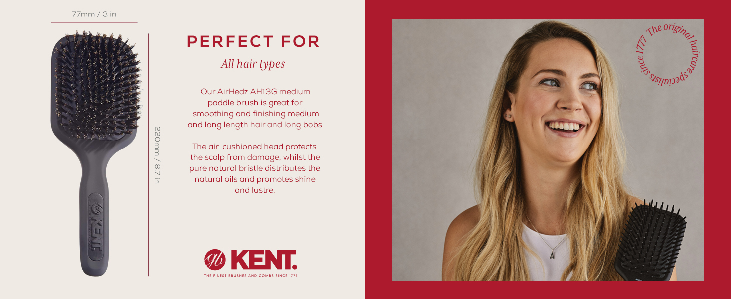 Kent Paddle Brush