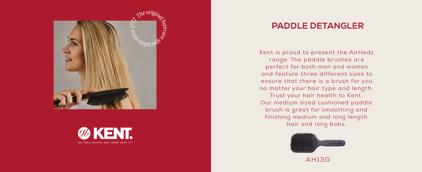 Kent Paddle Brush