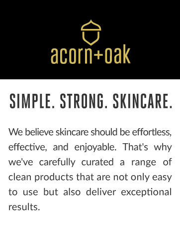 acorn and oak natural clean skincare
