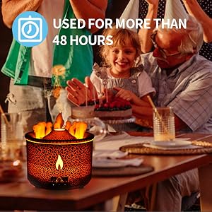 Volcano Humidifier Black
