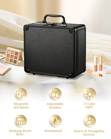 makeup case with mirror