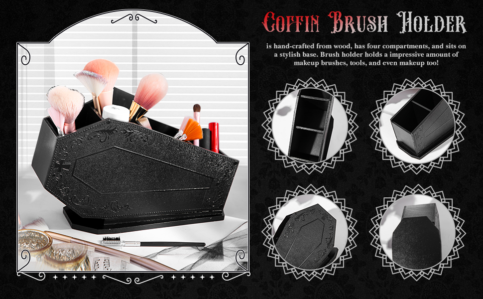 Coffin Makeup Holder