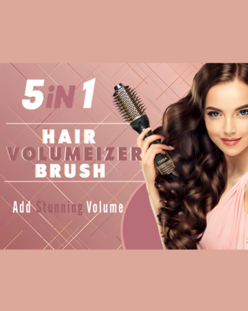 Hair dryer brush