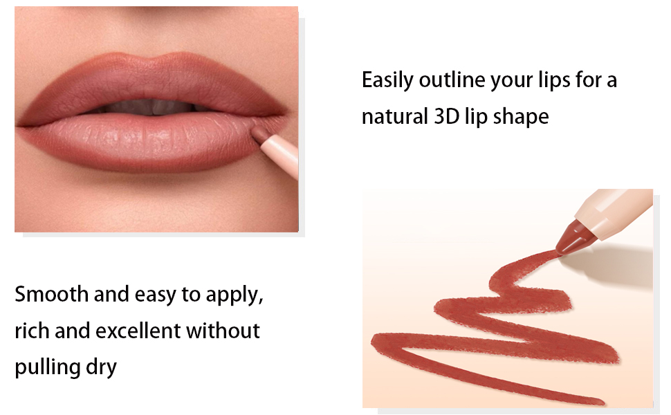 Red Lipstick Crayon Lipstick Long-Lasting Waterproof Lipstick Natural Velvet Lip Stain Full Coverage