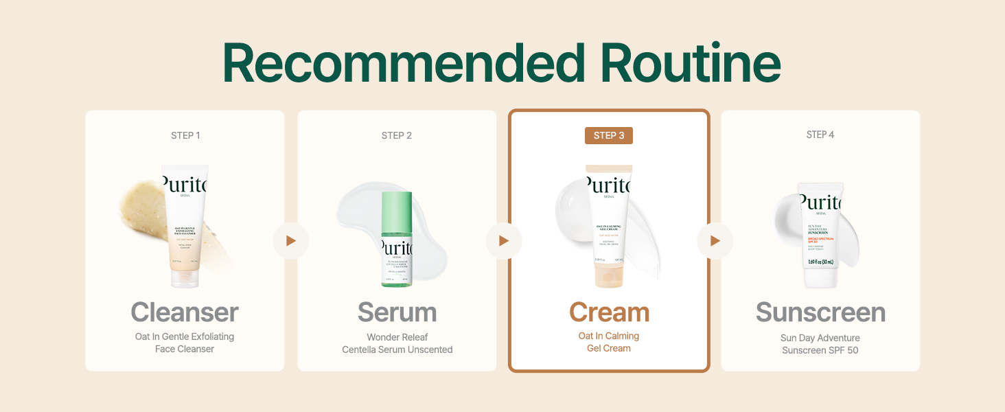 korean skin care, skin moisturizer, korean moisturizer, oat in calming gel cream, fa safe moisturize